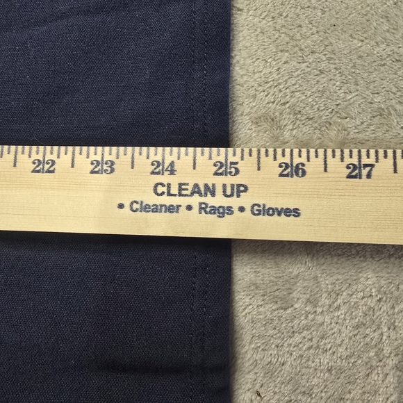 Weatherproof Men's Large Navy Casual Button Down Knit Shirt. - Picture 5 of 10